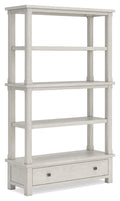 Robbinsdale - Bookcase - Antique White - Stylish Home Furniture