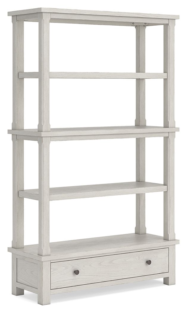 Robbinsdale - Bookcase - Antique White - Stylish Home Furniture