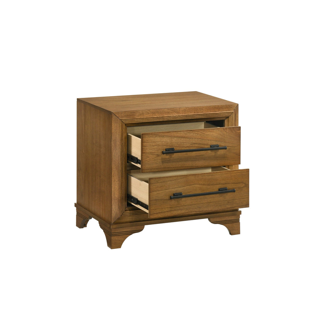 Talcott - Nightstand - Honey - Stylish Home Furniture