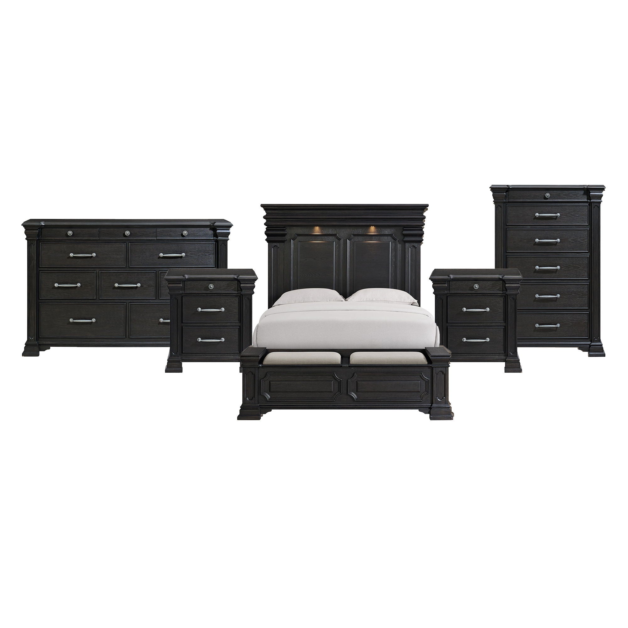 Kings Court - Storage Bedroom Set - Stylish Home Furniture