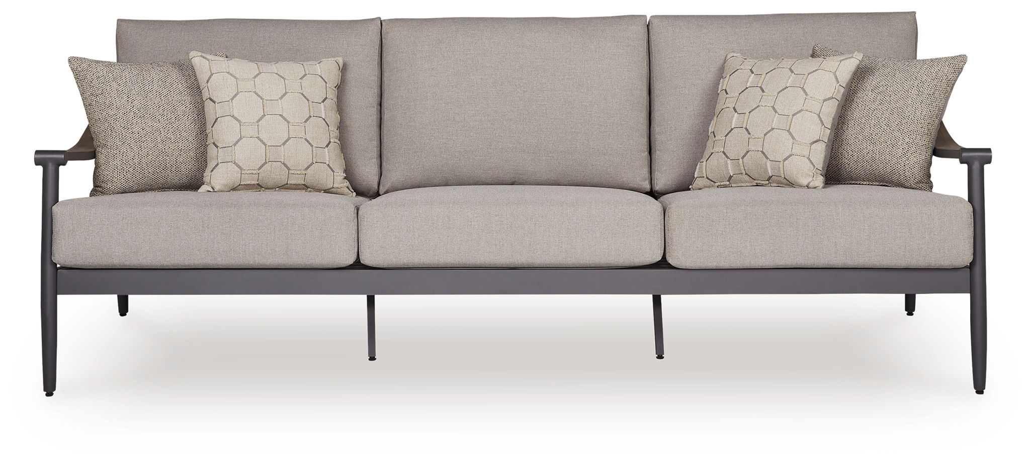 Ocean Beach - Sofa With Cushion - Gray - Stylish Home Furniture