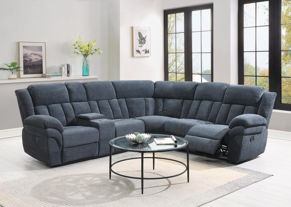 U84 - Motion 3 Piece Sectional - Gray - Stylish Home Furniture