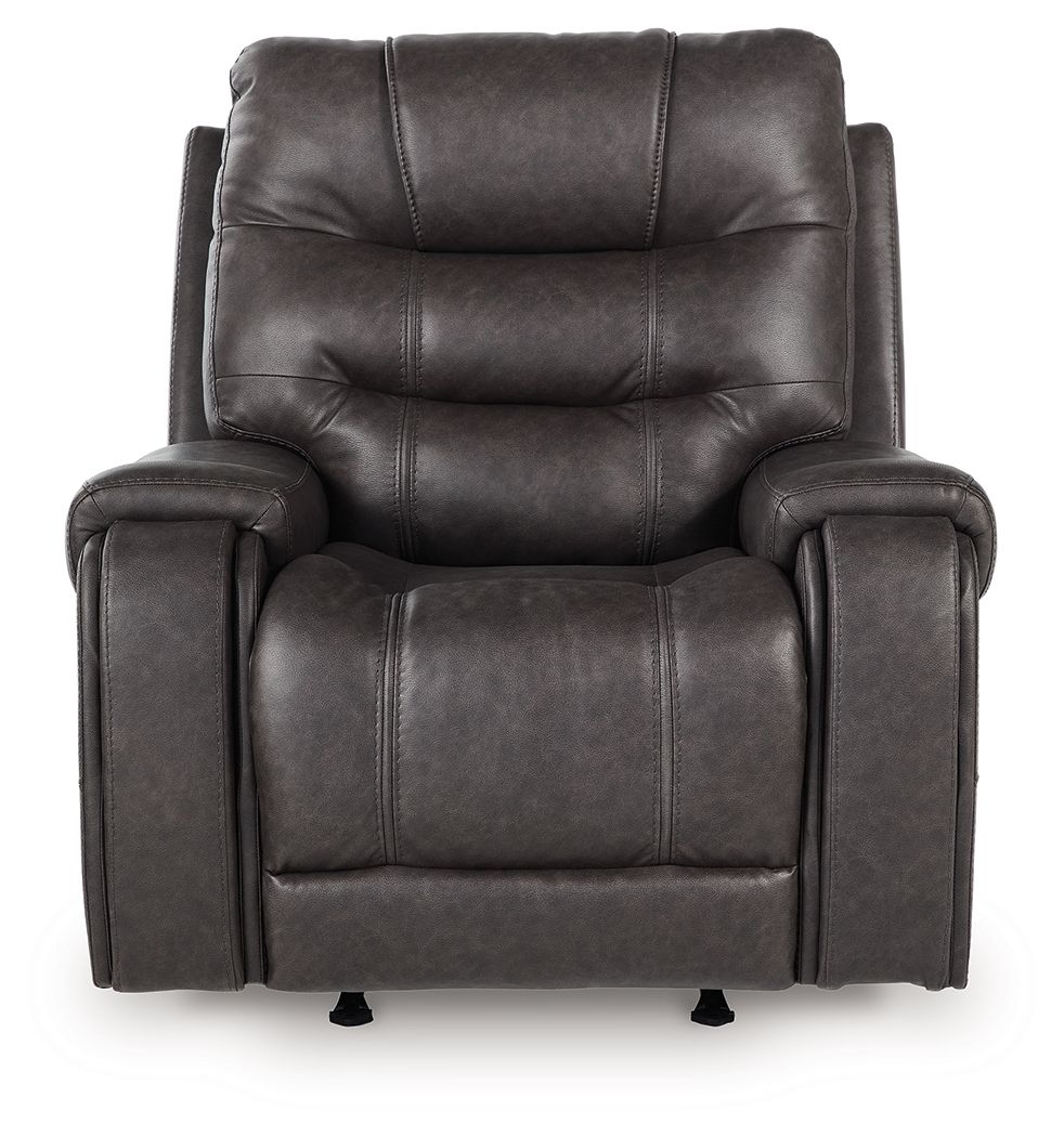 Femley - Rocker Recliner - Smoke - Stylish Home Furniture