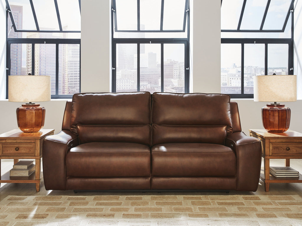 DeepWakes - 2 Seat Power Reclining Sofa With Adjustable Headrest - Stylish Home Furniture