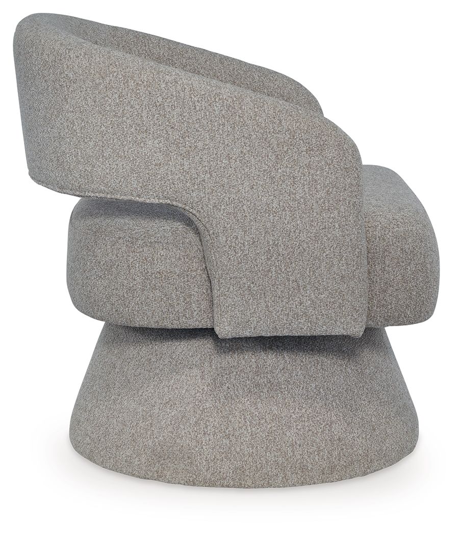 Nashkins - Swivel Accent Chair - Pebble - Stylish Home Furniture