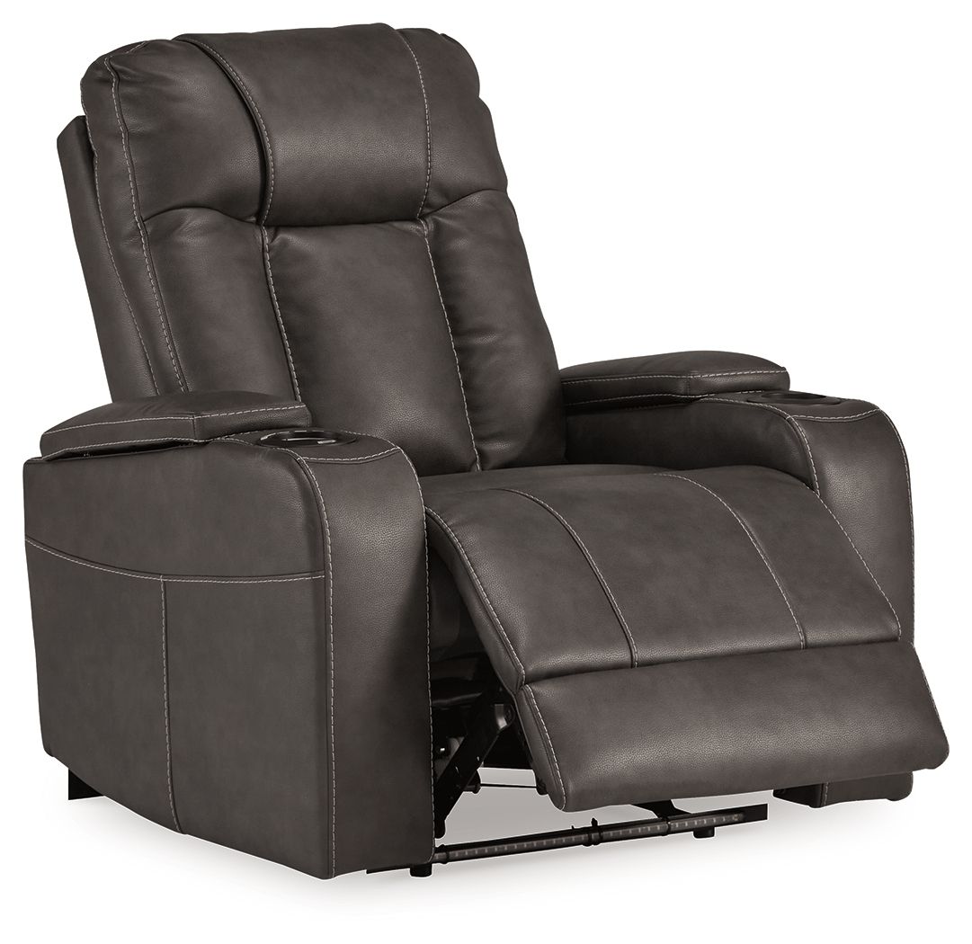 Feazada - Power Recliner With Adj Headrest - Stylish Home Furniture