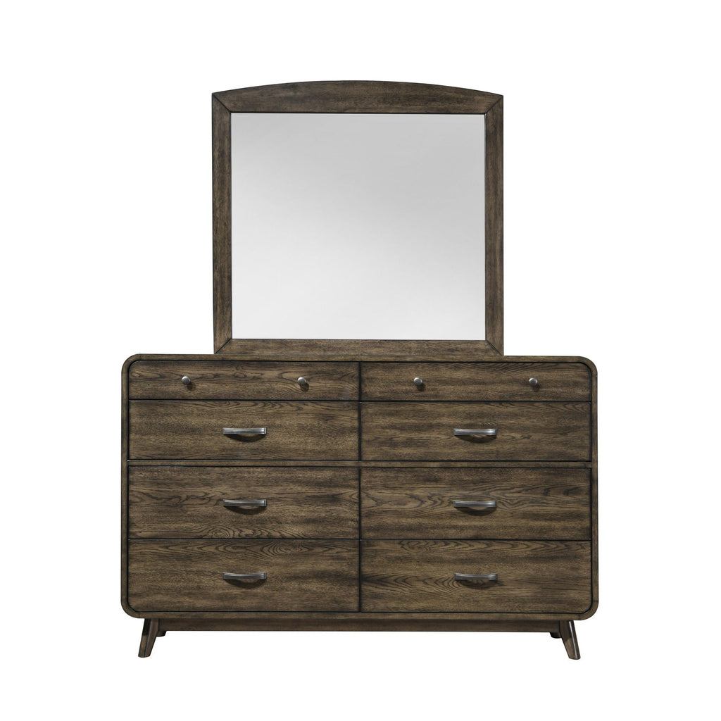 Rex - Mirror - Walnut - Stylish Home Furniture