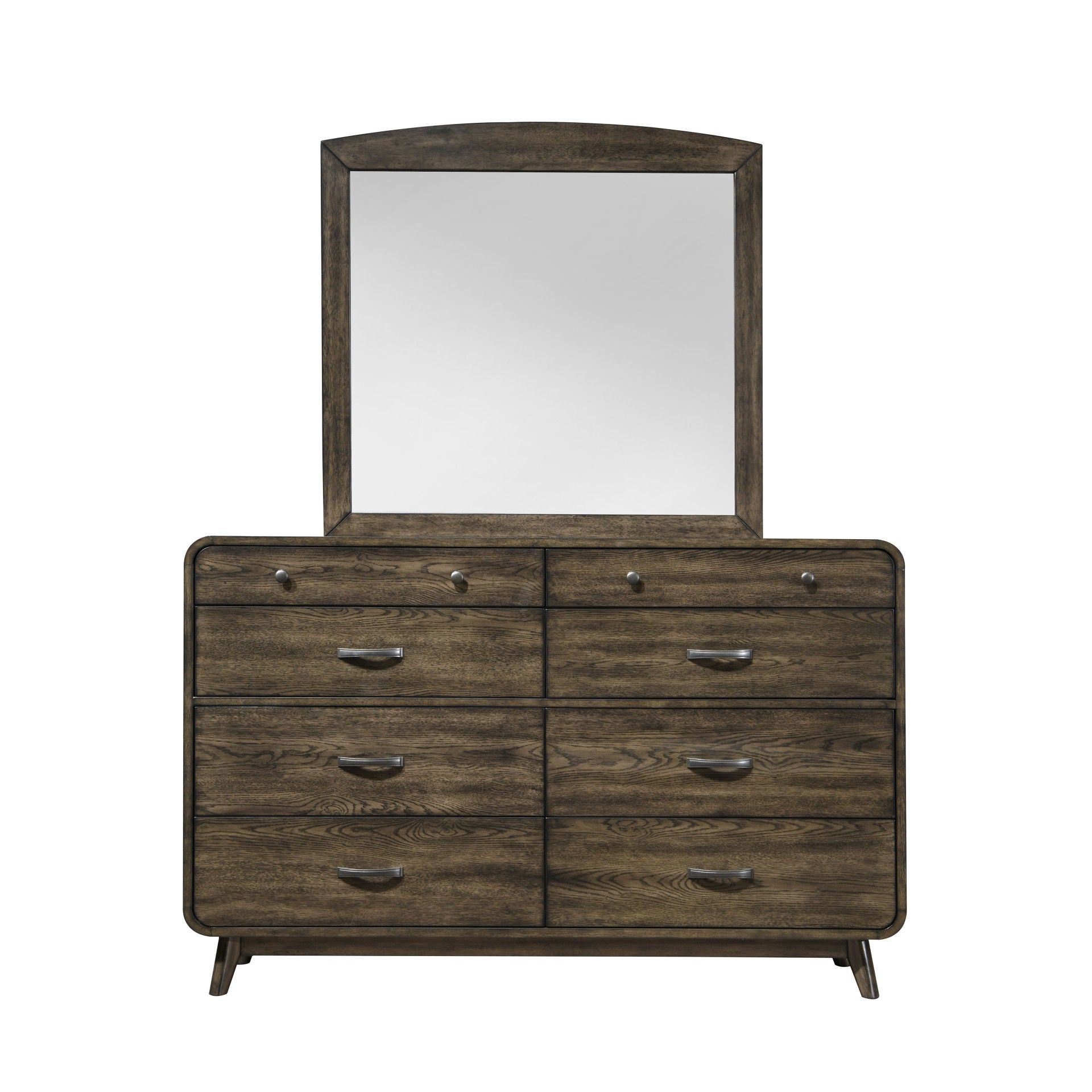 Rex - Mirror - Walnut - Stylish Home Furniture