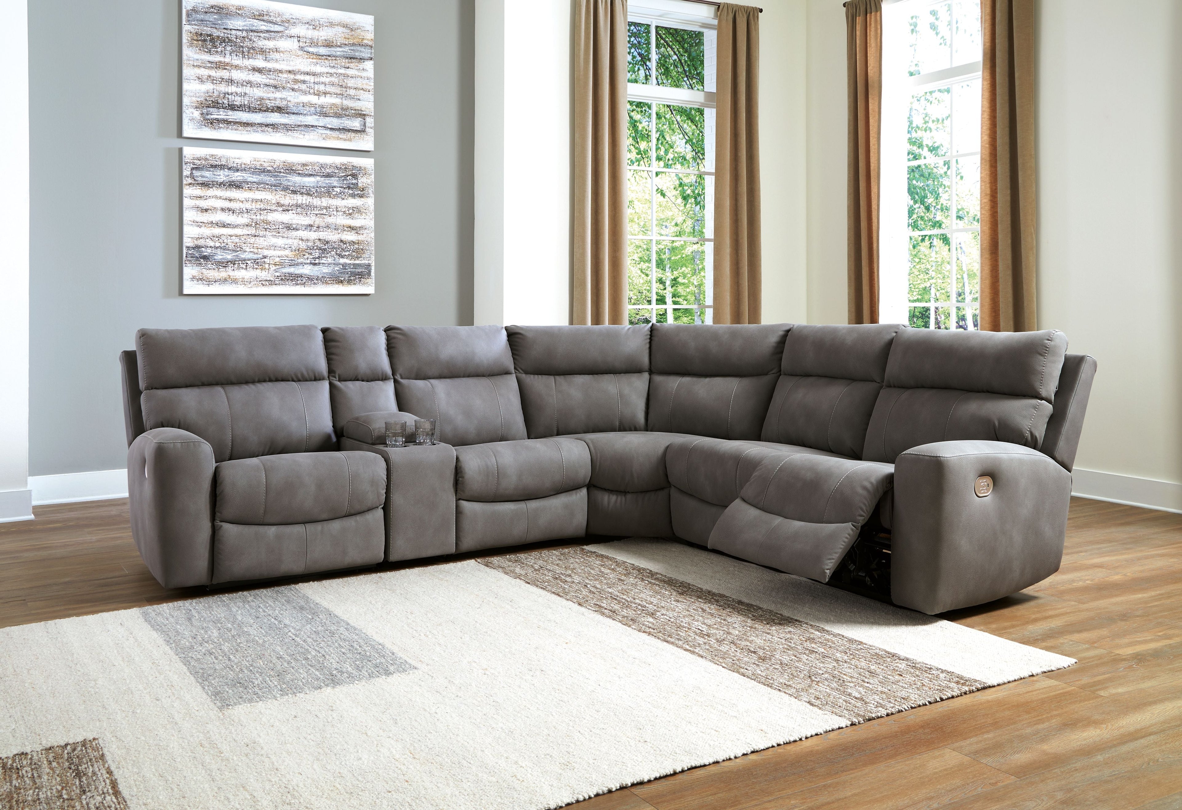 Next-Gen Durapella - Reclining Sectional - Stylish Home Furniture