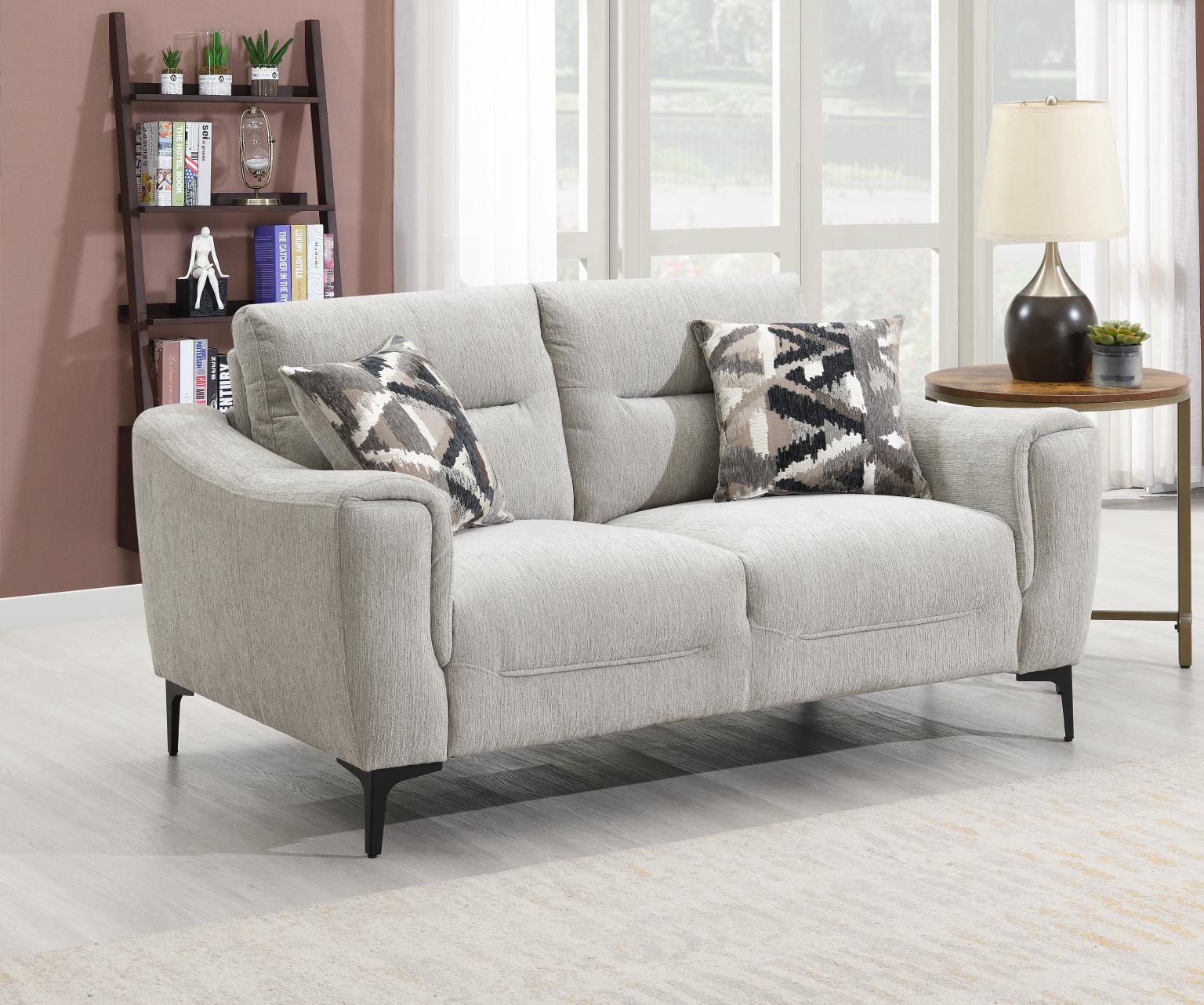 U408 - Loveseat - Sand - Stylish Home Furniture