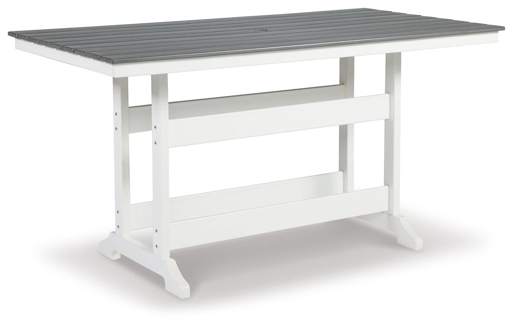 Transville - Counter Table W/Umb Opt - Stylish Home Furniture