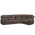Gaia - 5 Piece P2 Power Sectional - Sable