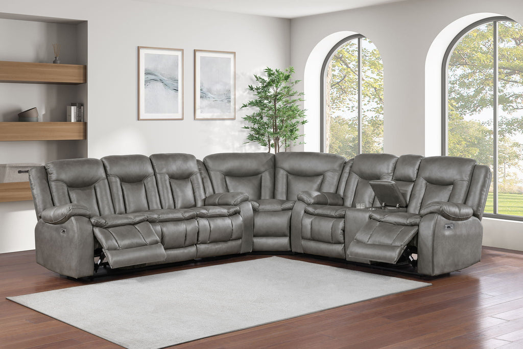 Morello - 3 Piece Manual Sofa/Loveseat/Wedge - Stylish Home Furniture