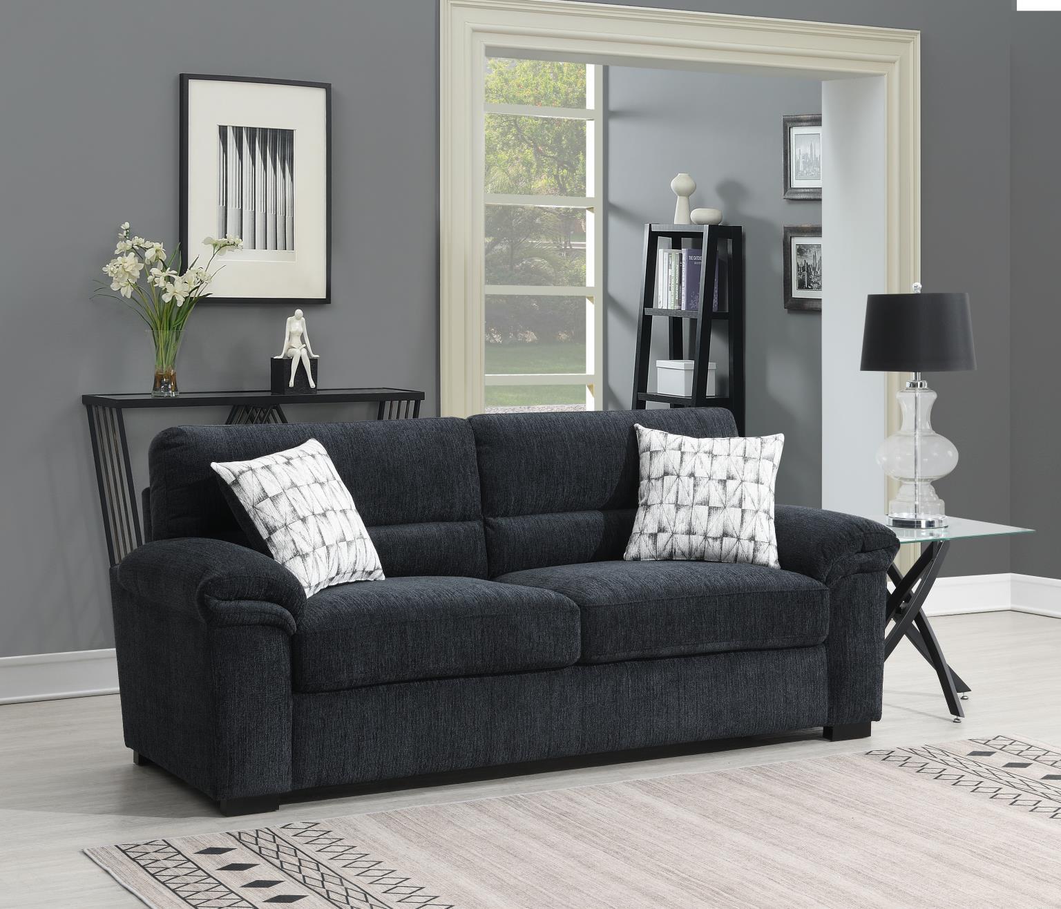 U451 - Sofa - Charcoal - Stylish Home Furniture