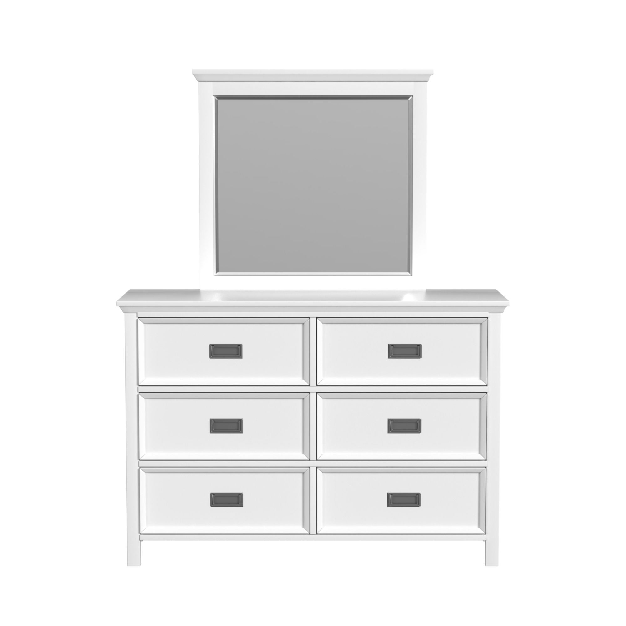 Hampton Kids - Dresser And Mirror Set - Stylish Home Furniture