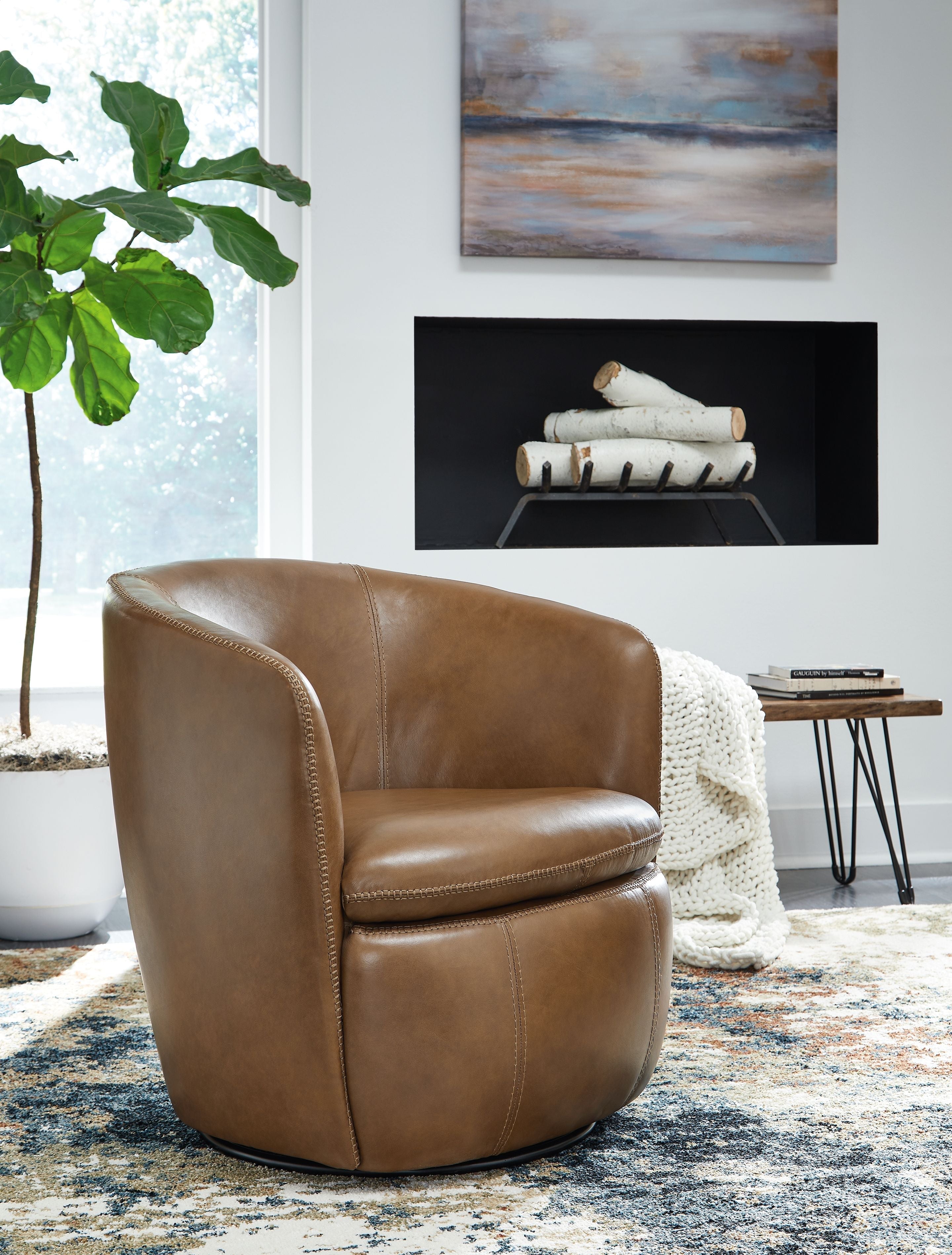 Kierreys - Swivel Chair - Stylish Home Furniture