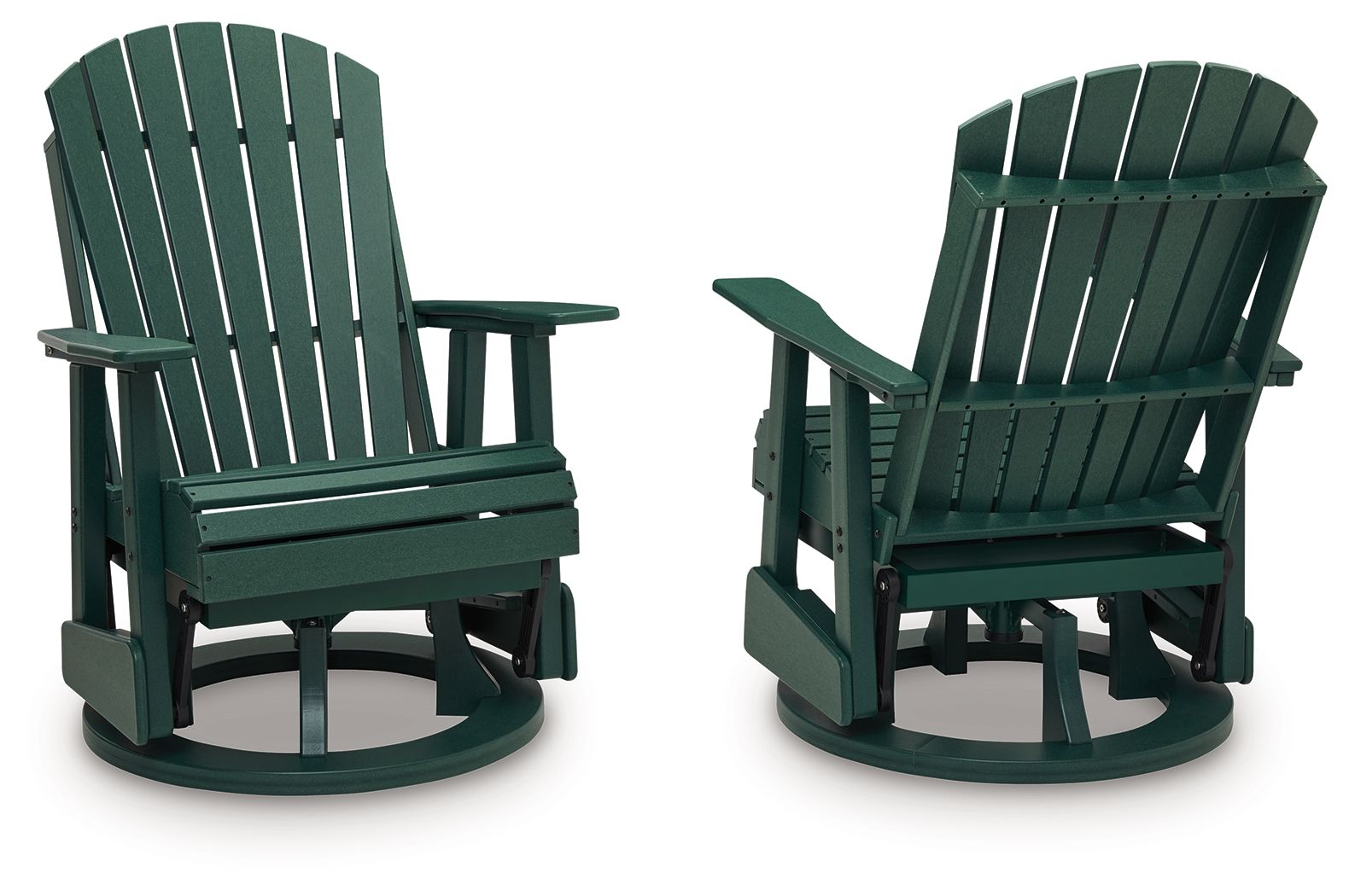 Shell Beach - Swivel Glider Chair - Green - Stylish Home Furniture