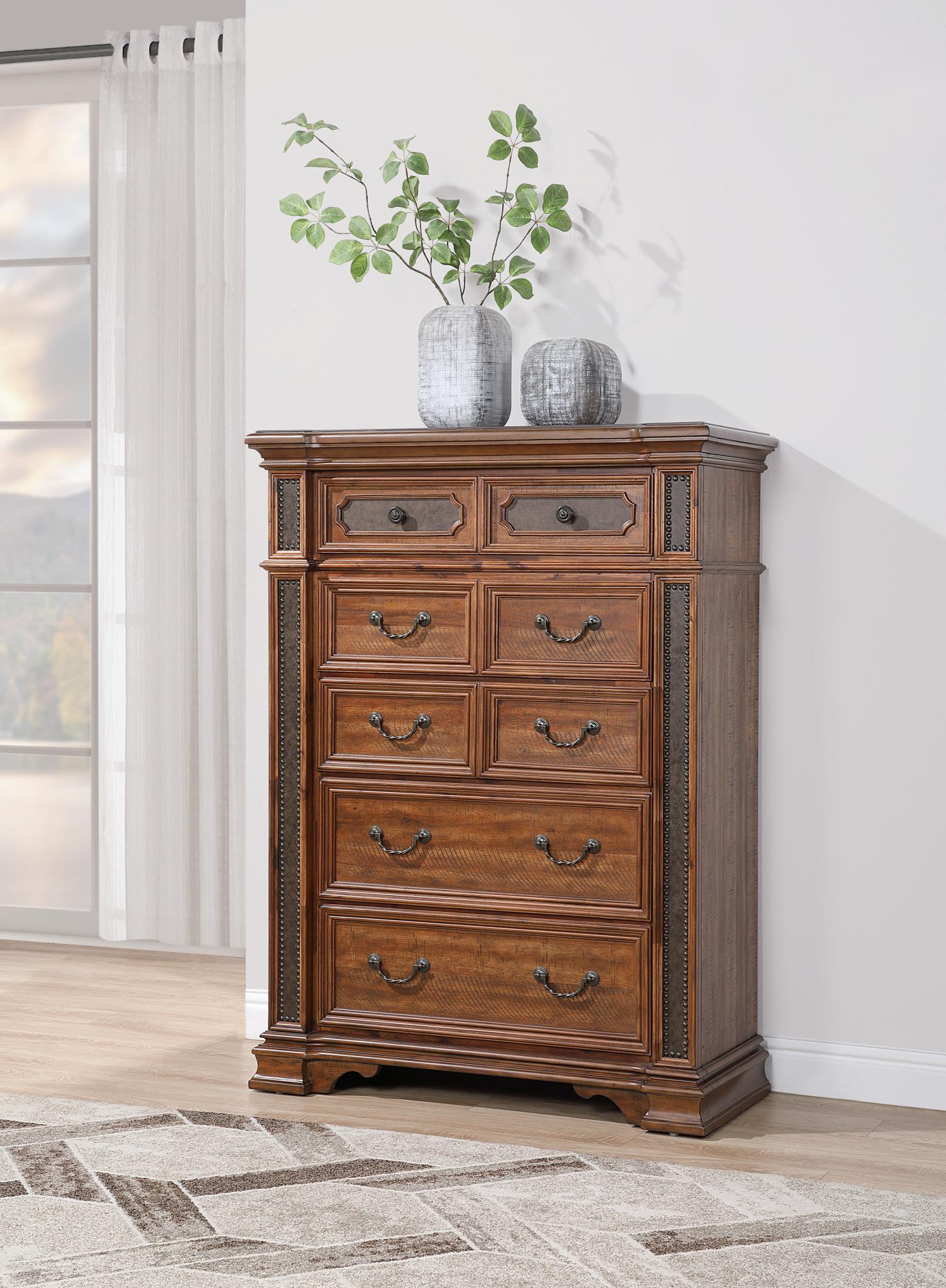 B020 - Chest - Brown - Stylish Home Furniture