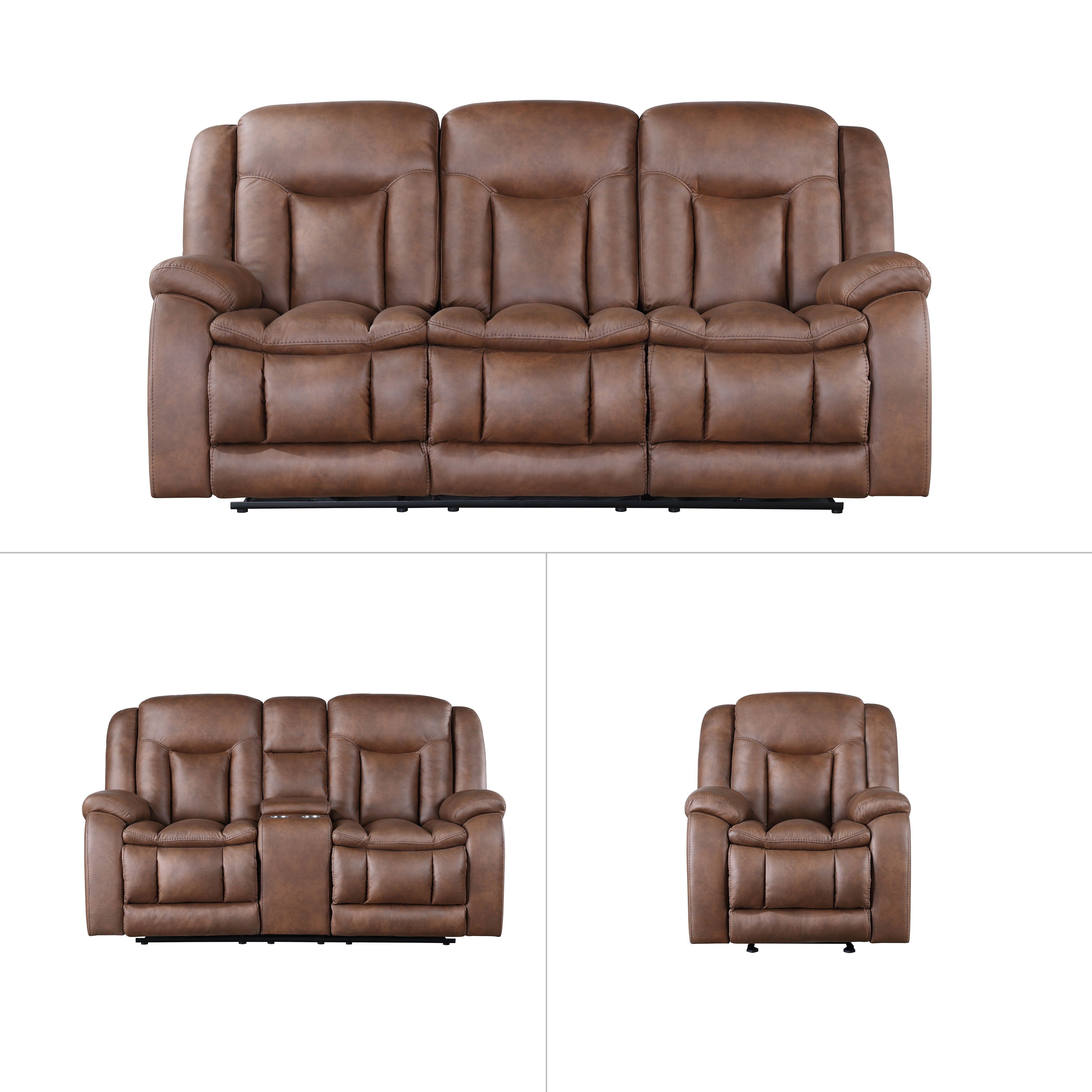 Morello - Reclining Living Room Set - Stylish Home Furniture