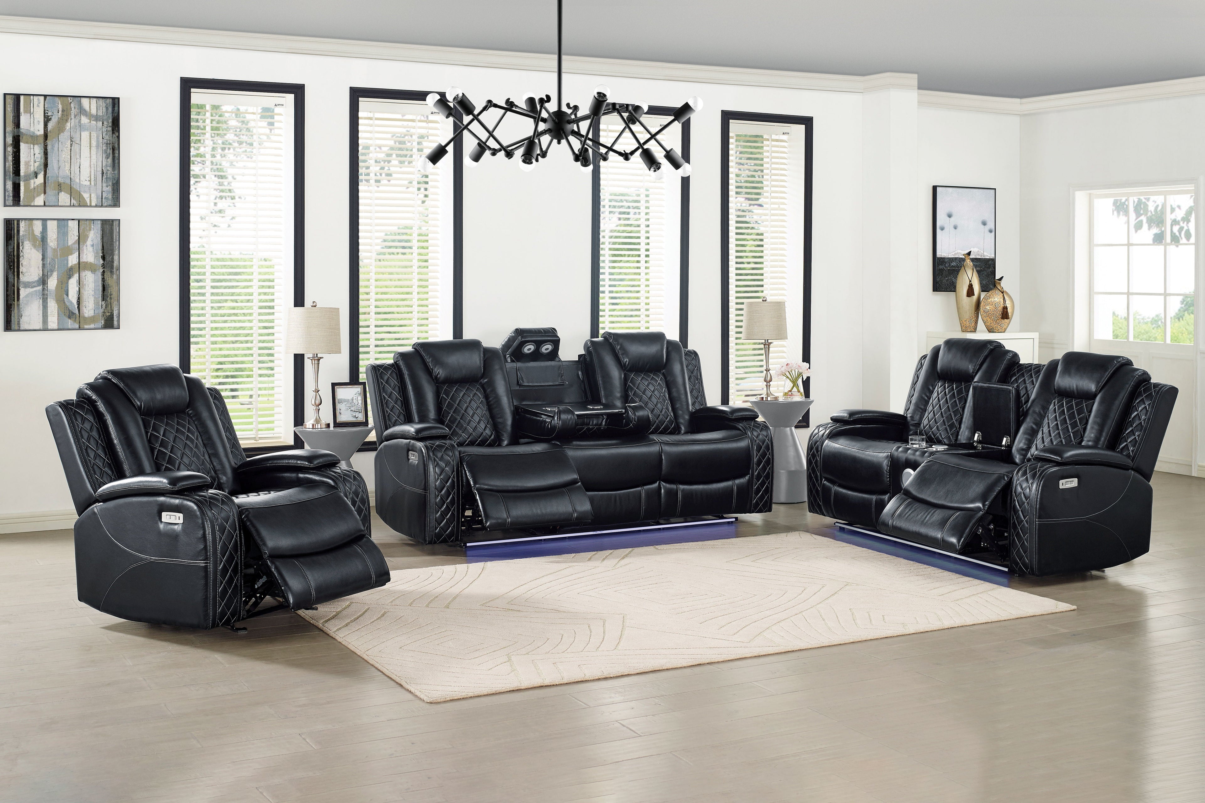 Orion II - Reclining Sofa Set - Stylish Home Furniture