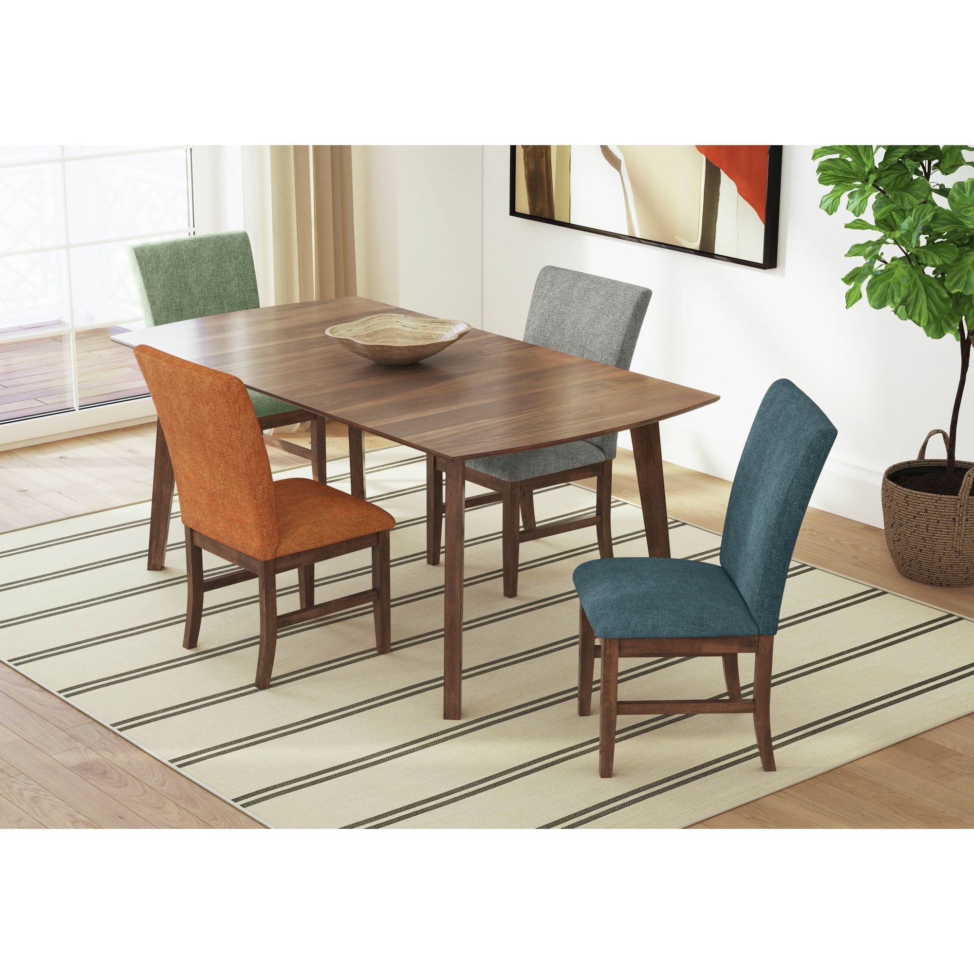 Santa Barbara - Rectangular Dining Table - Walnut - Stylish Home Furniture
