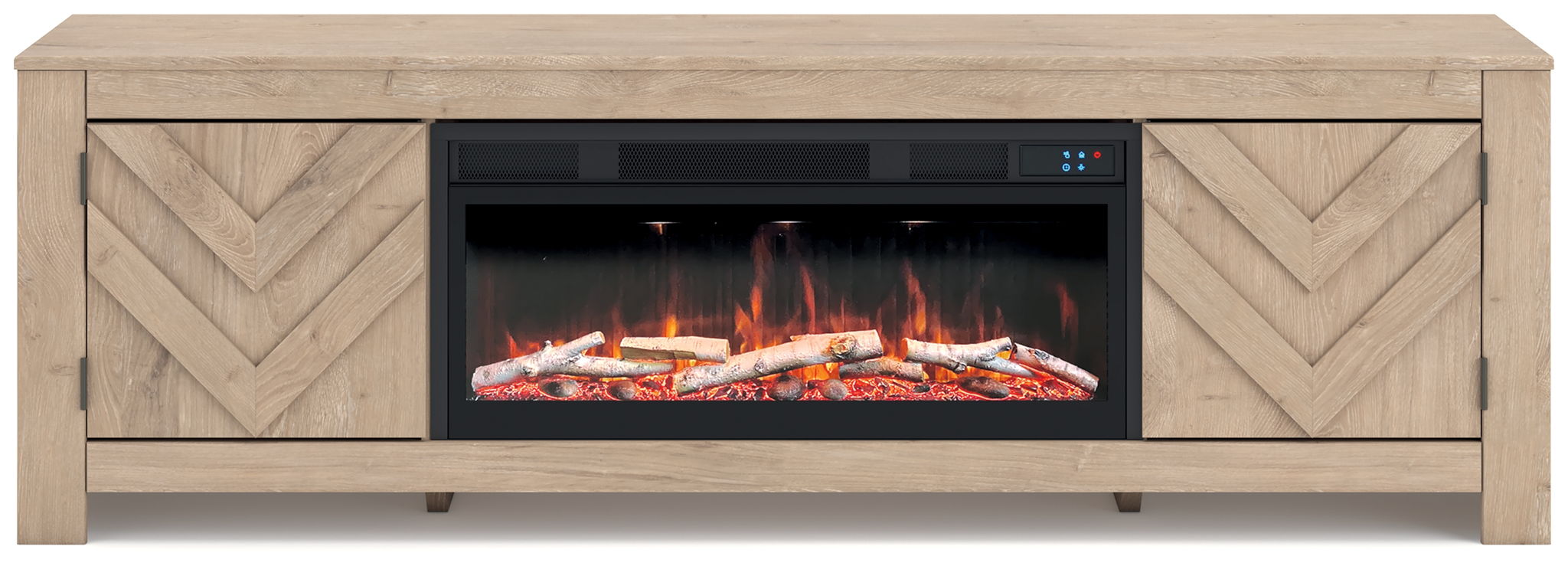 Cayboni - LG TV Stand With Fireplace Option - Stylish Home Furniture