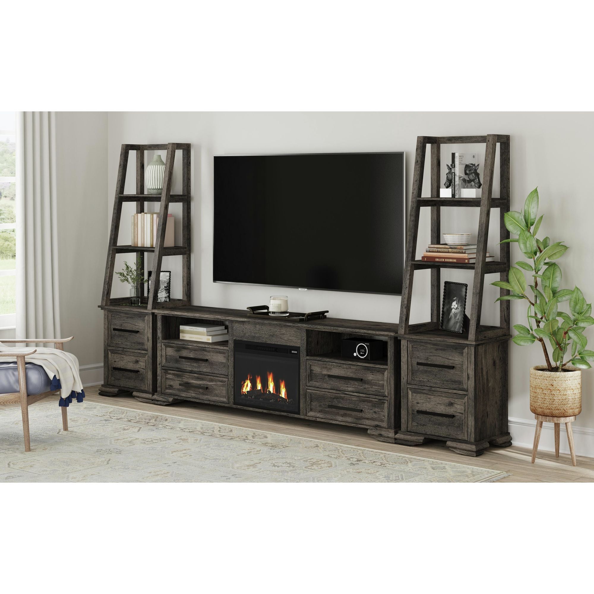 Park Ridge - Side Piers - Charcoal - Stylish Home Furniture