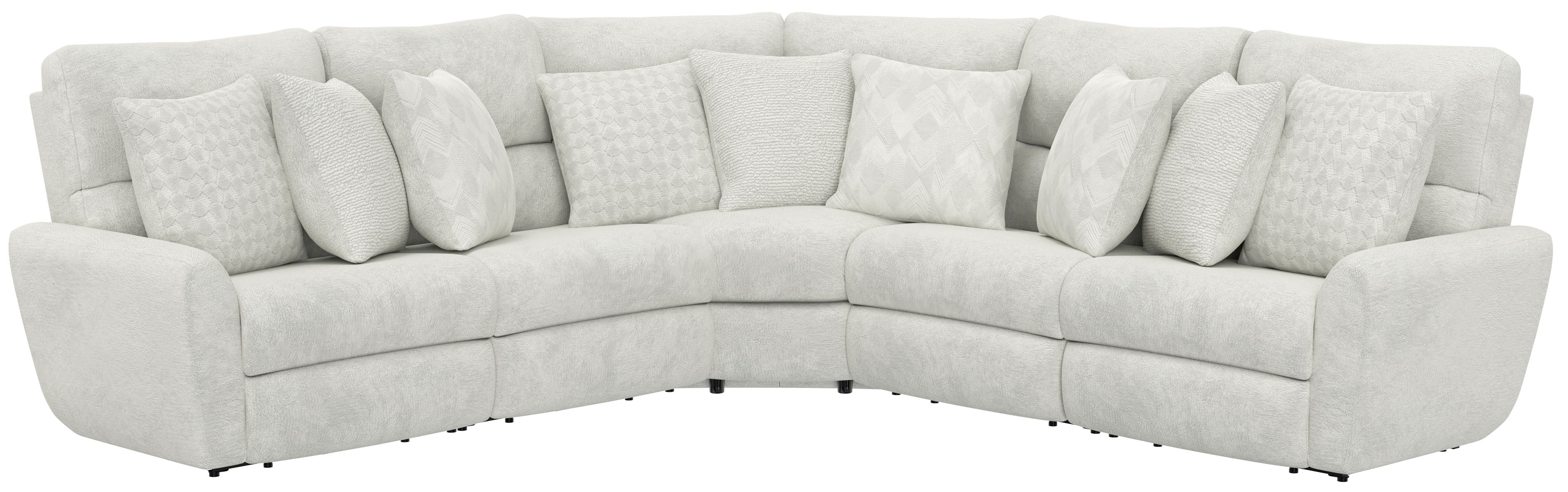 Majesty - Deep Seating Power Reclining Sectional - Stylish Home Furniture