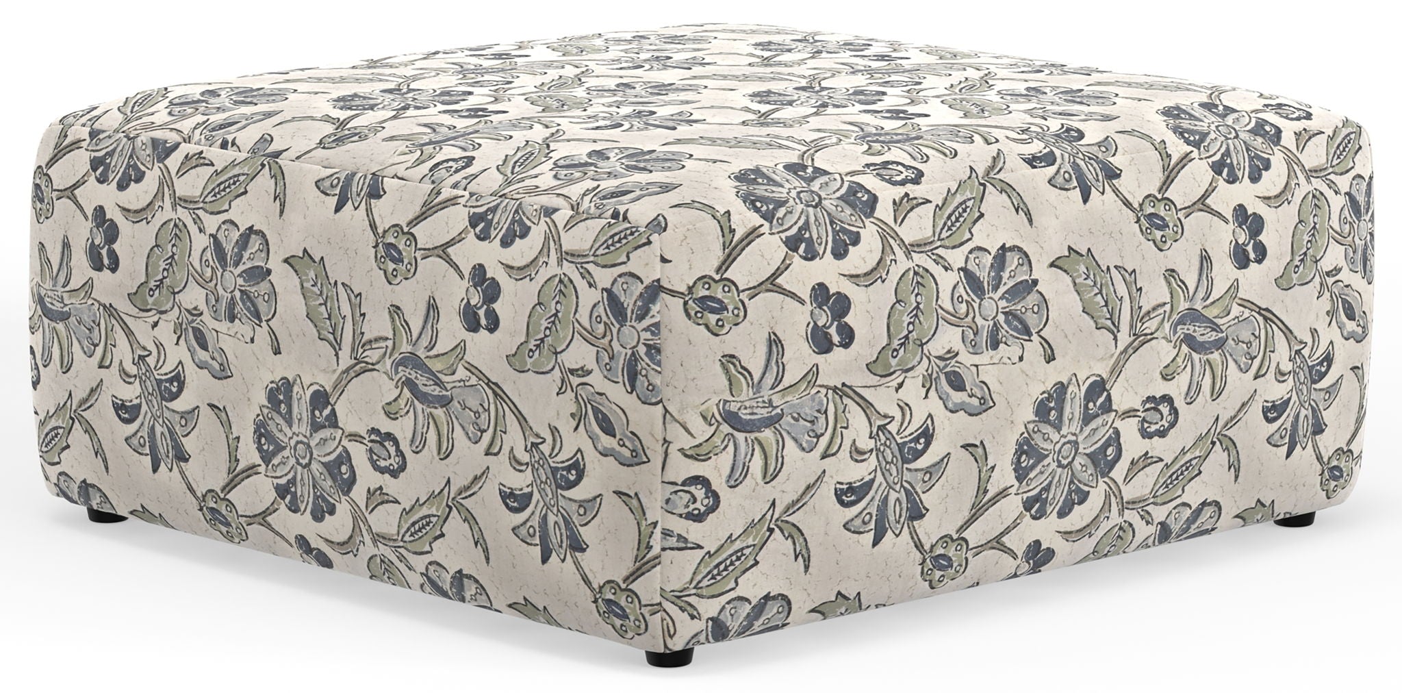 Stockbridge - Cocktail Ottoman - Denim - Stylish Home Furniture