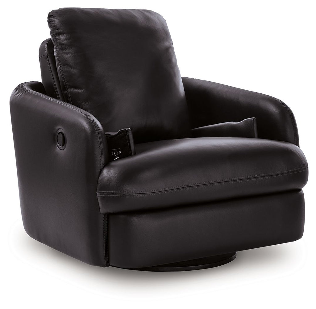 Modmax II - Swivel Glider Recliner - Black - Stylish Home Furniture
