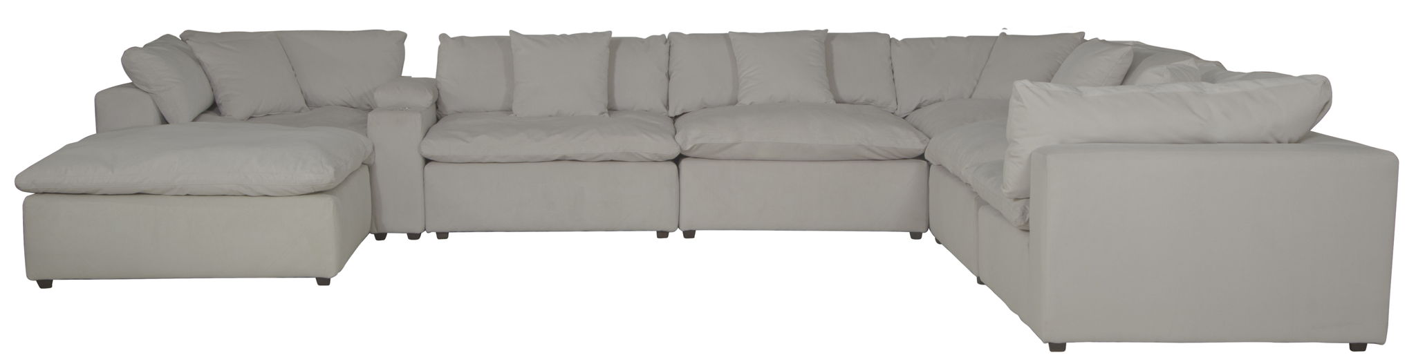 Posh - Modular Sectional And Ottoman - Stylish Home Furniture