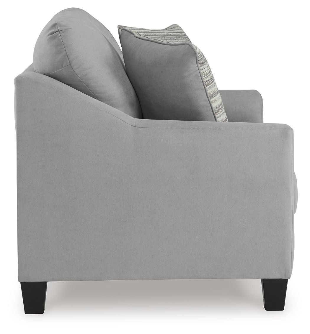 Adlai - Loveseat - Shadow - Stylish Home Furniture