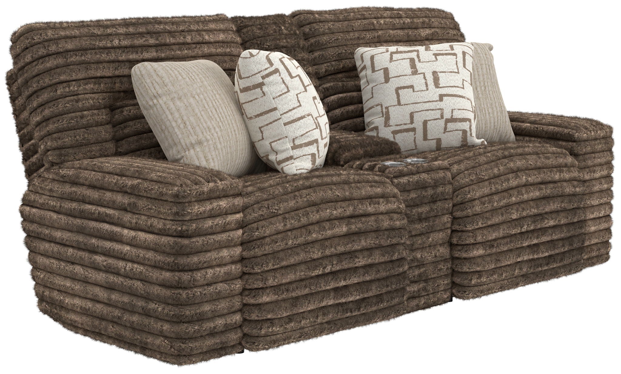 Lynx - Power Reclining Console Loveseat With Zero Gravity - Stylish Home Furniture