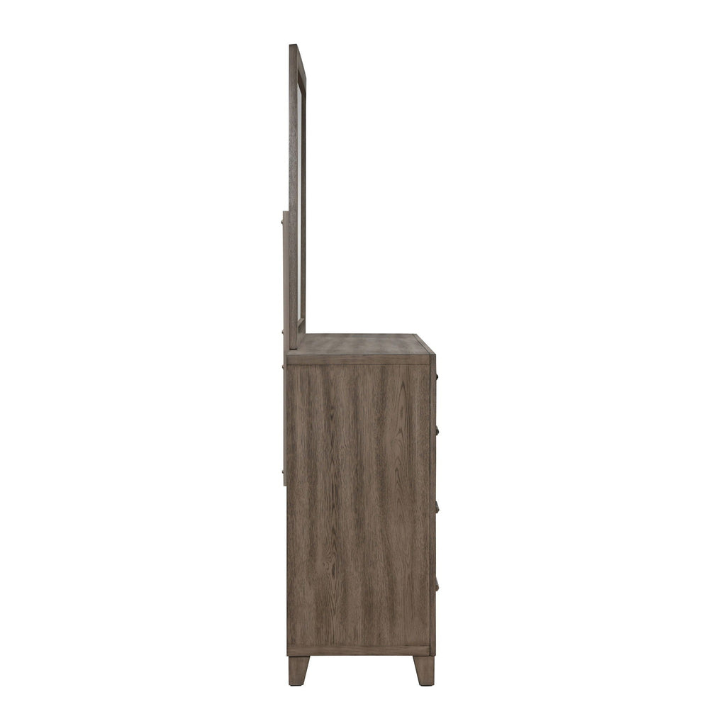 Harrisburg - Mirror - Walnut - Stylish Home Furniture