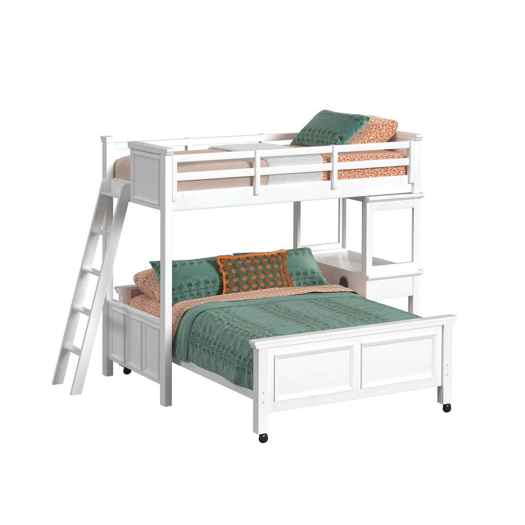 Hampton Kids - Loft With Ladder And Desk With Speaker Bedroom Set - Stylish Home Furniture