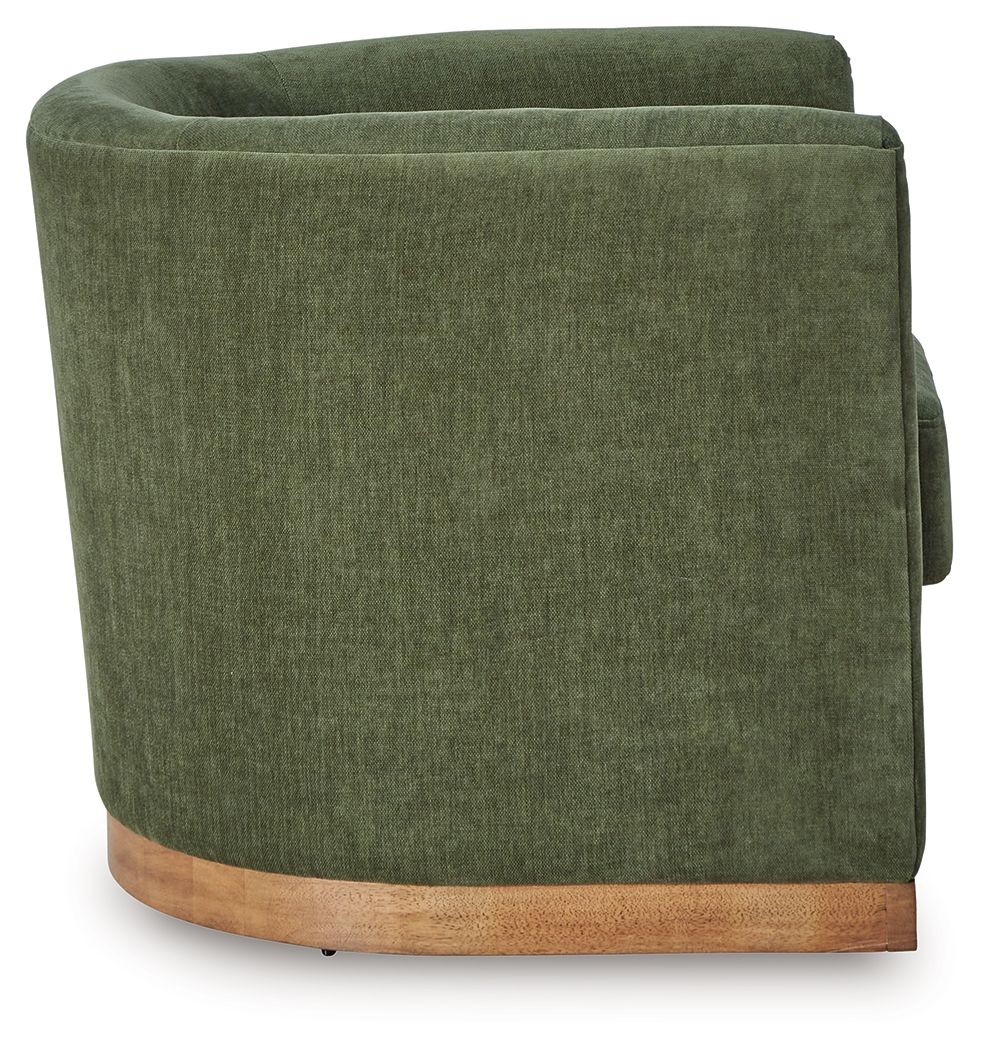 Jersonlow - Swivel Chair - Forest Green - Stylish Home Furniture