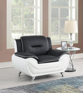U487 - Faux Leather Chair - Black - Stylish Home Furniture