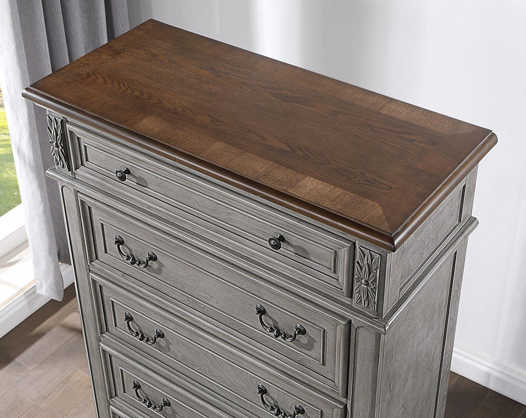 B112 - Chest - Rustic Gray - Stylish Home Furniture