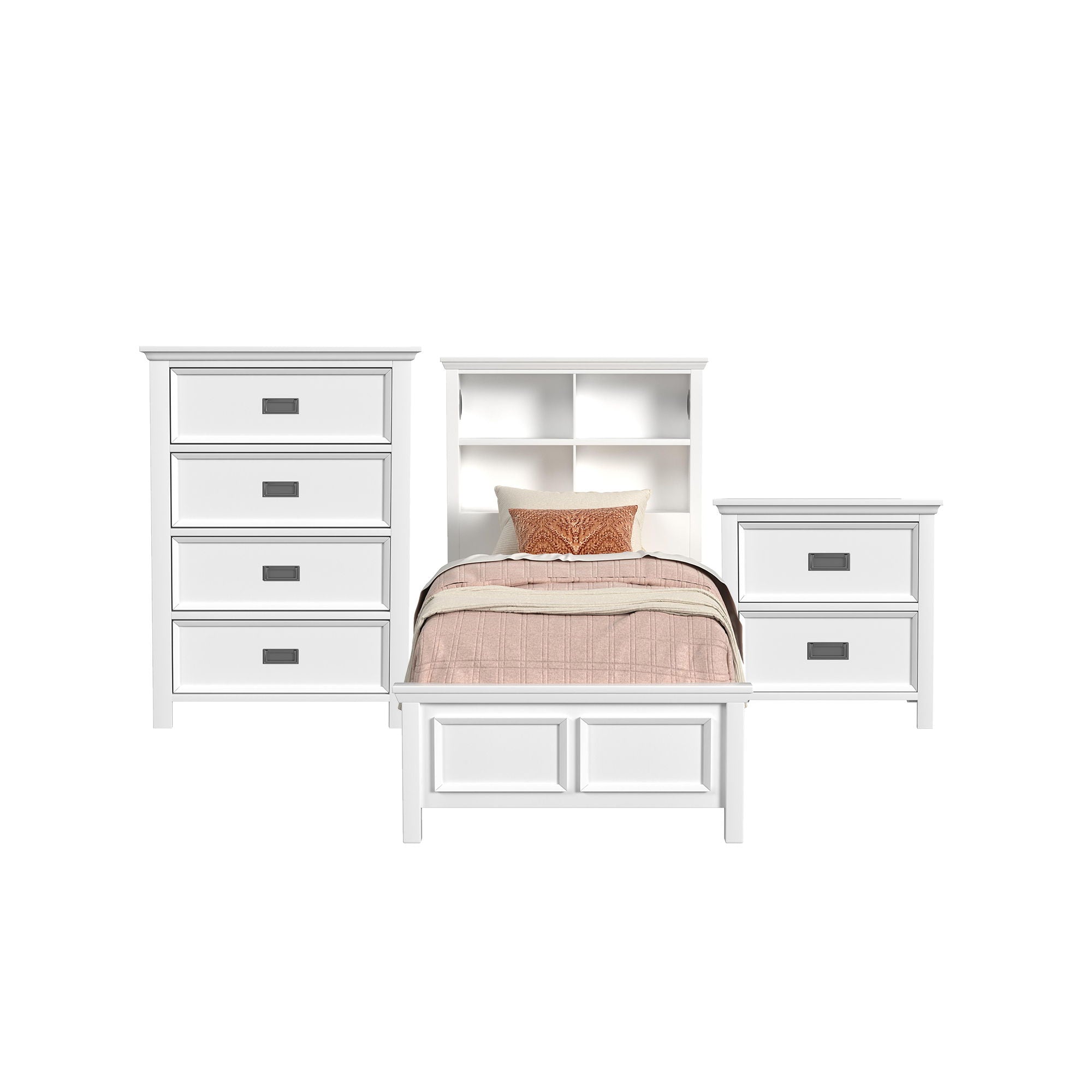 Hampton Kids - Bookcase Bedroom Set - Stylish Home Furniture