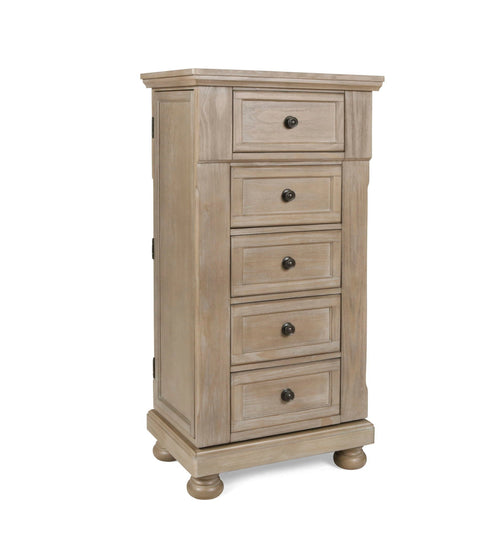 Allegra - Swivel Chest - Pewter - Stylish Home Furniture