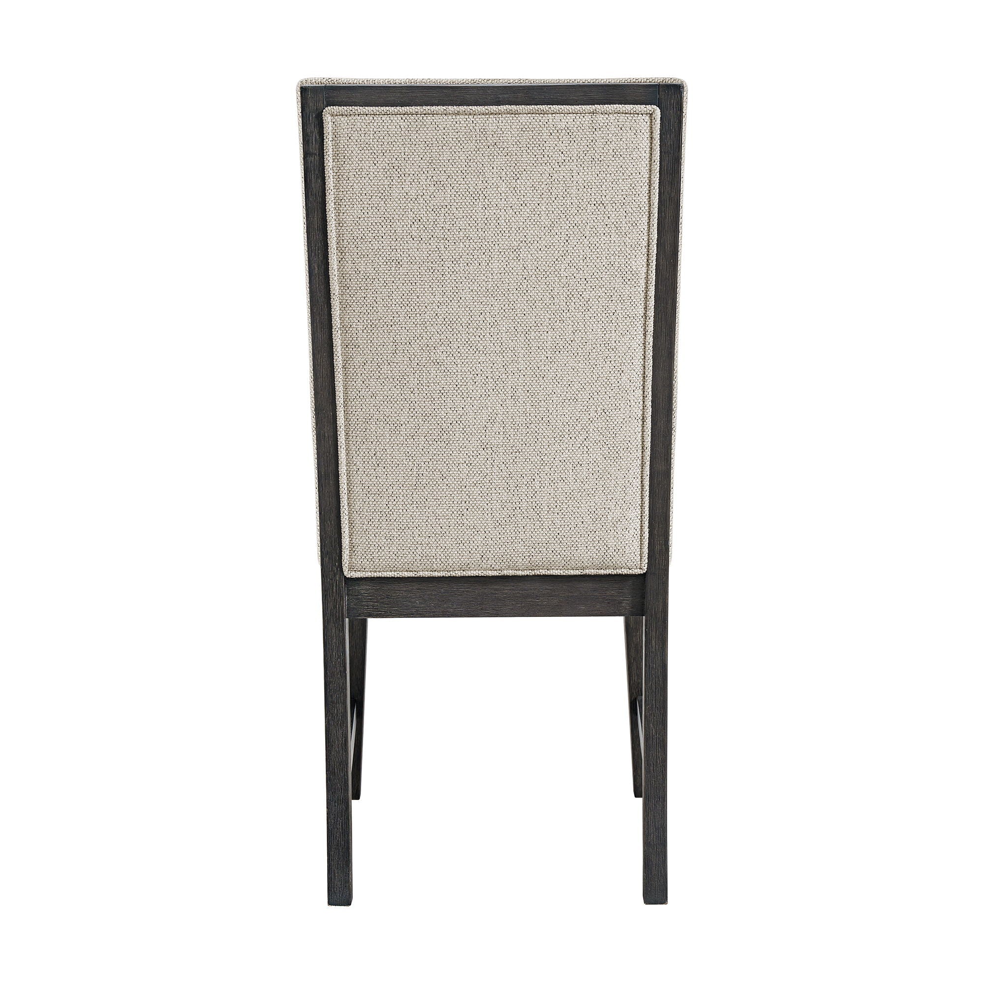 Axel - Fabric Dining Chair (Set of 2) - Light Gray / Espresso - Stylish Home Furniture