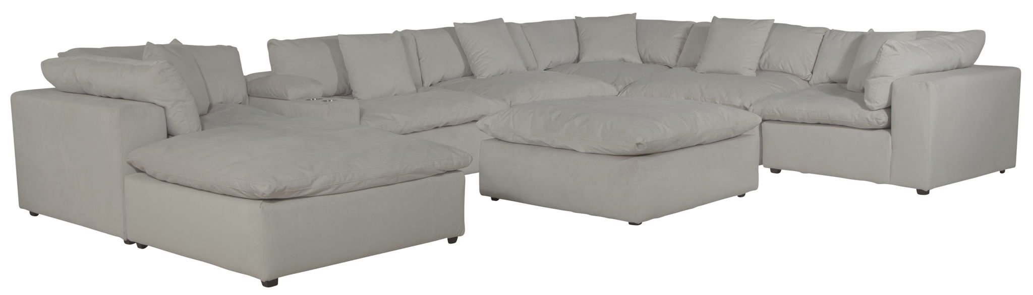 Posh - Modular Sectional And Ottoman - Stylish Home Furniture