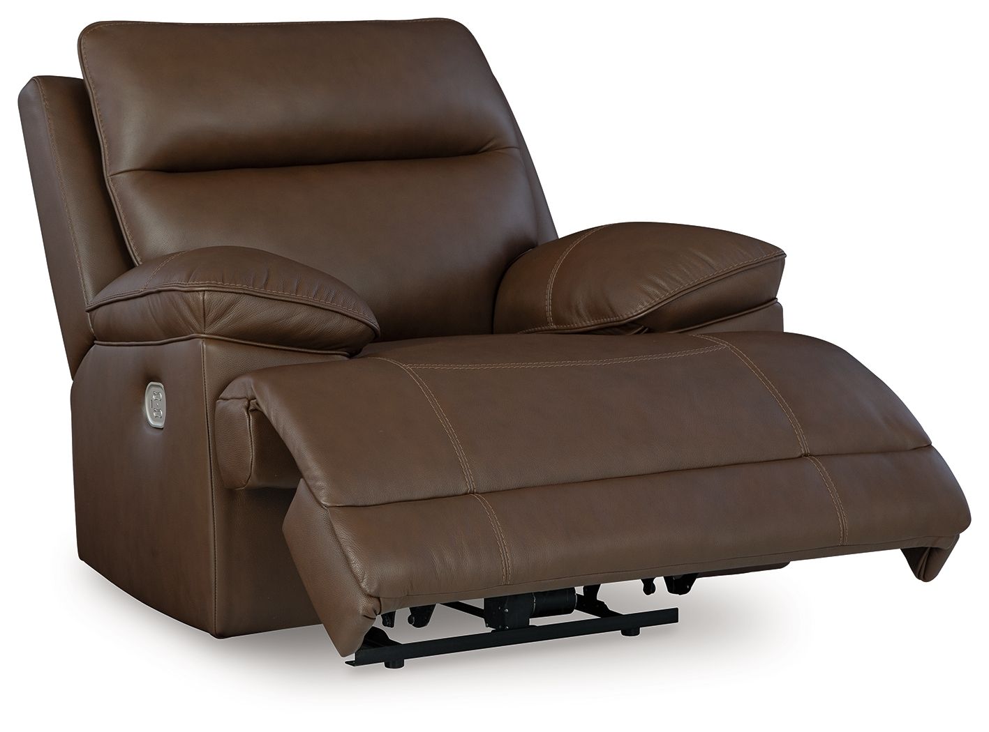 Vonryan - Power Recliner / Adj Headrest - Tobacco - Stylish Home Furniture