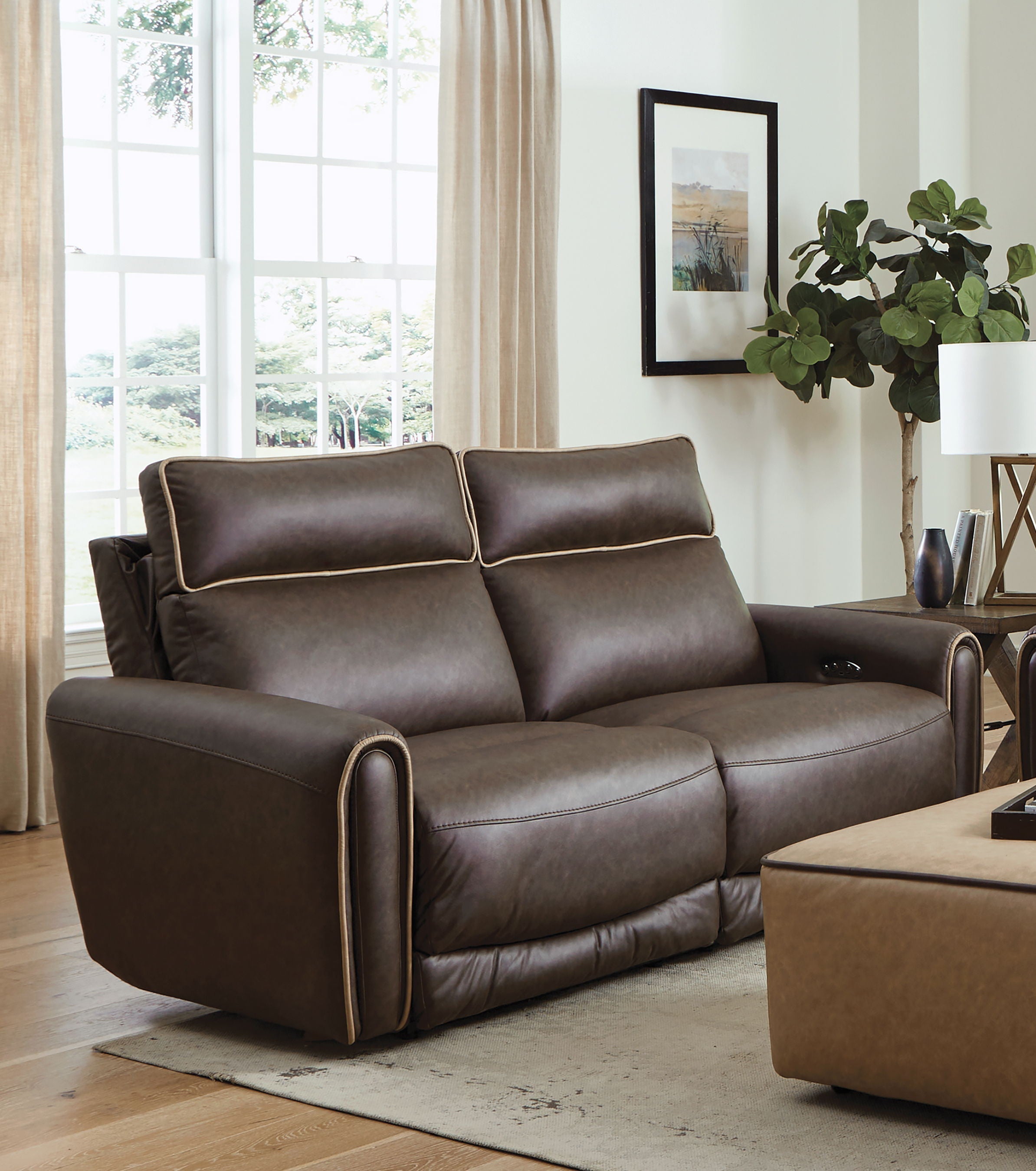 Nico - Power Headrest Reclining Loveseat - Stylish Home Furniture
