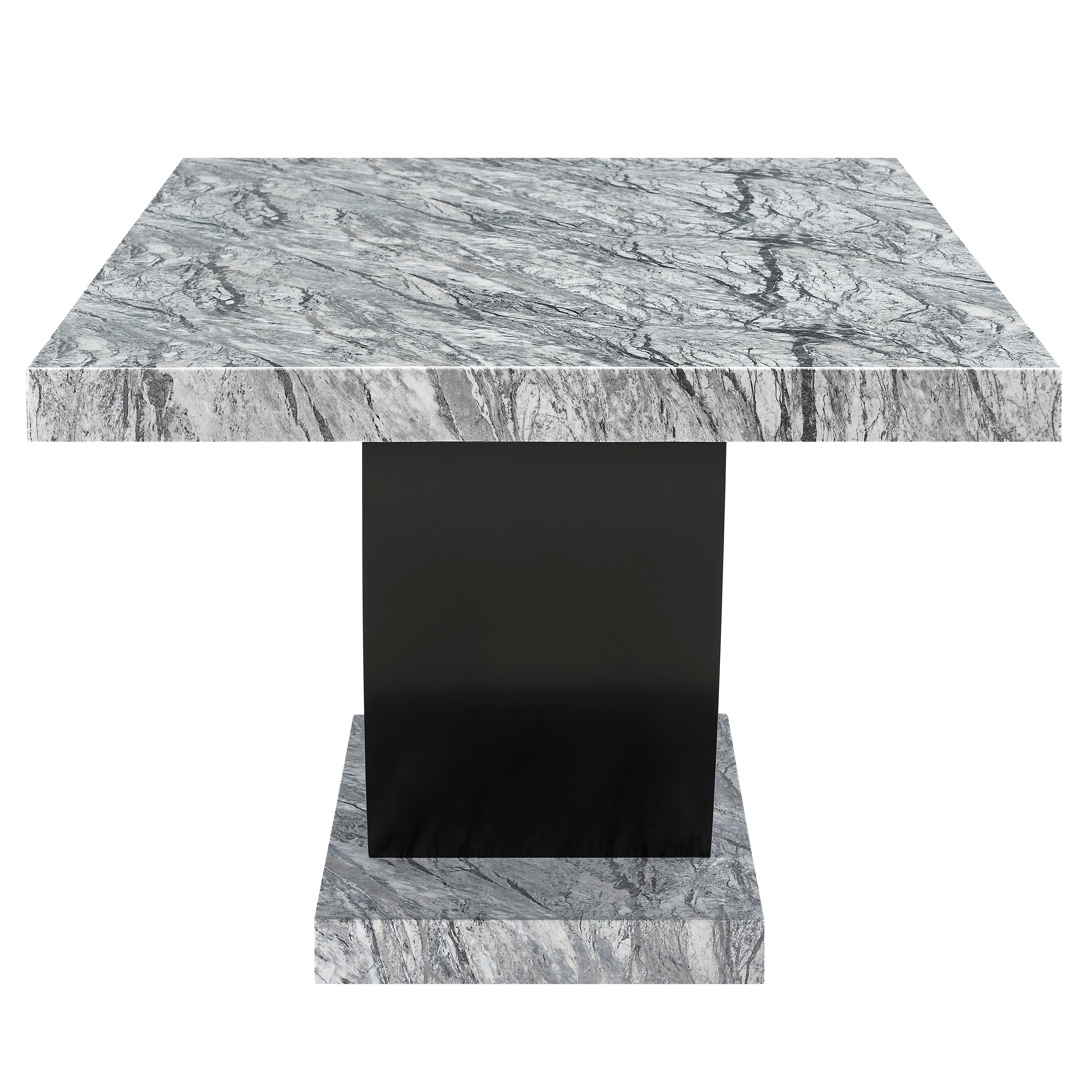 Lyra - Dining Table Top & Base - Gray - Stylish Home Furniture
