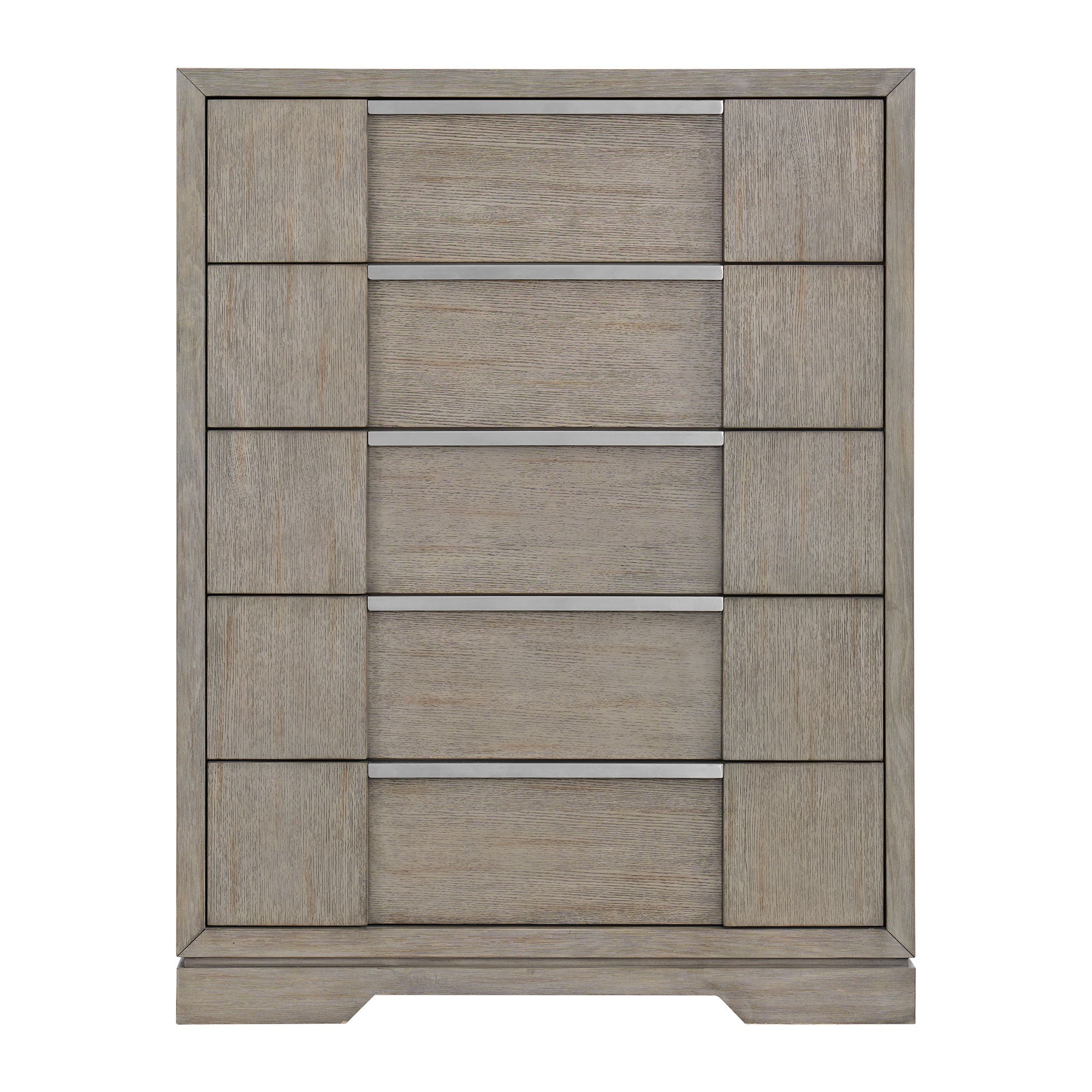 Kelis - 5 Drawer Chest - Gray - Stylish Home Furniture