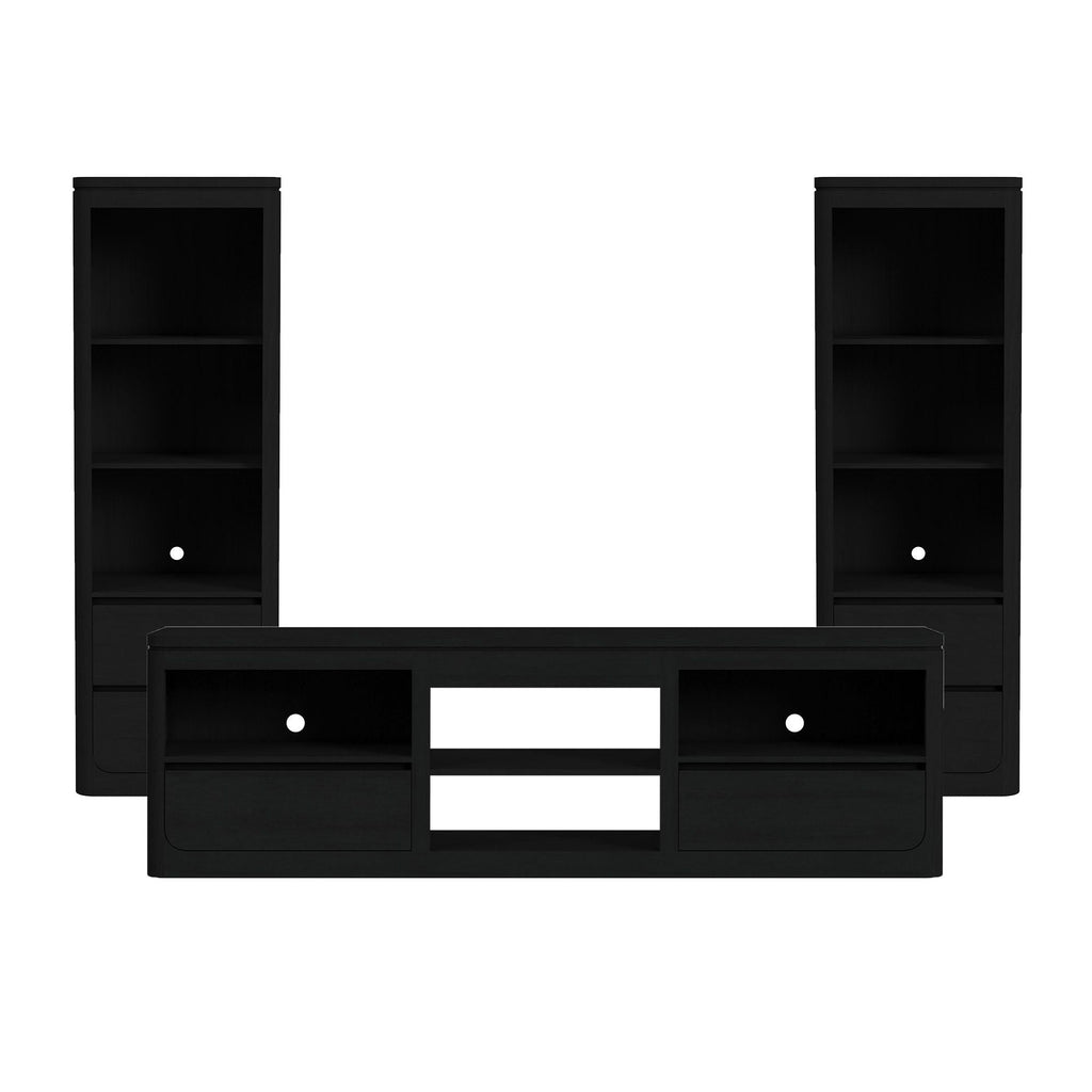 Rosalie - 3 Piece Entertainment Unit With 82" TV Console