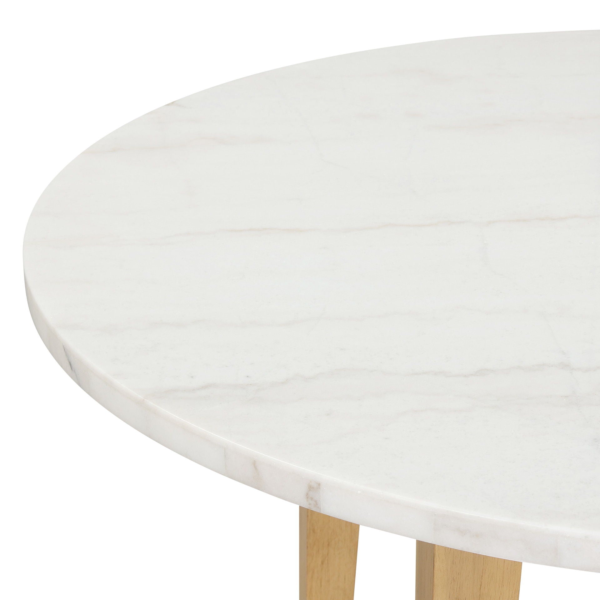 Essence - 54" Round Dining Table With Marble Top - Stylish Home Furniture