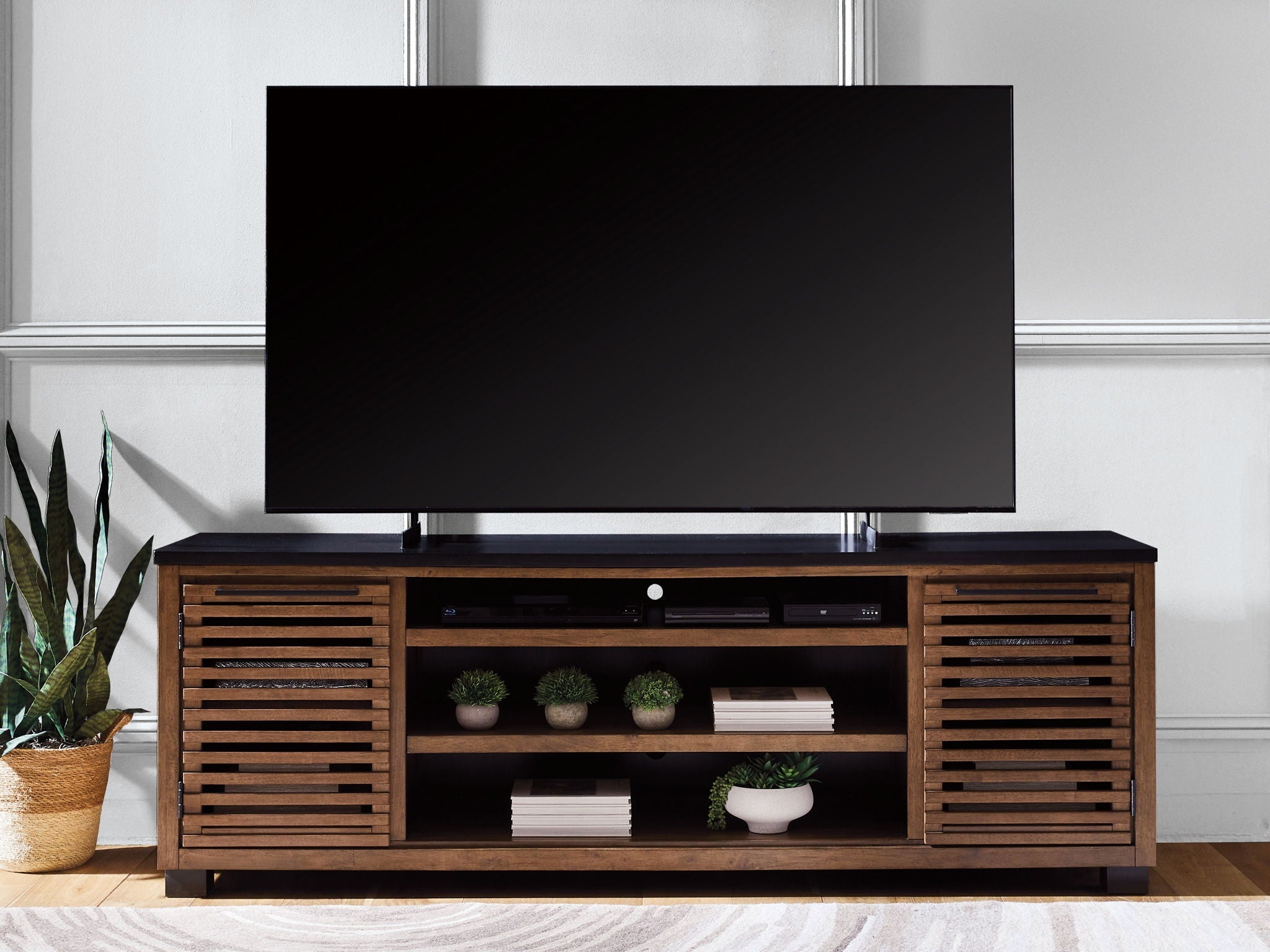 Kallari - TV Stand With Fireplace Option - Stylish Home Furniture
