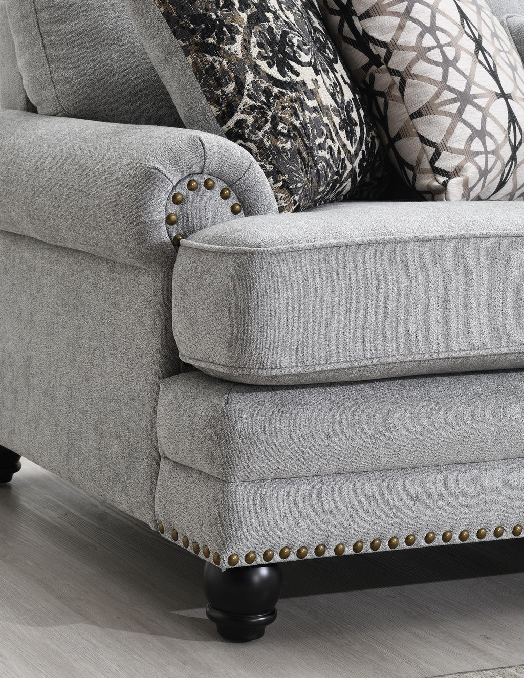 U237 - Loveseat - Gray - Stylish Home Furniture
